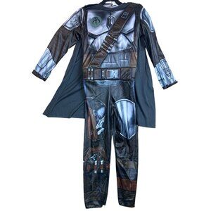 Star Wars The Mandalorian Costumen Kids Boy's Medium Set Cape Helmet Mask